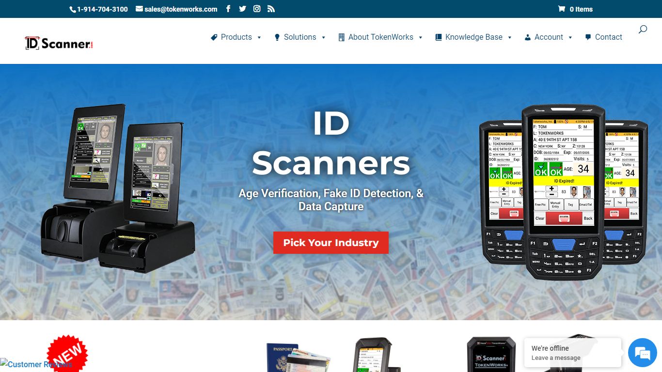 ID Scanner for Age Verification, Form Filling, Fake ID Detection